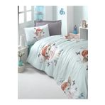 Komfort Home Candy Girl Ranforce Turkuaz Genç Nevresim Takımı