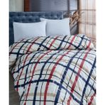 Komfort Home Çift Kişilik Baskılı Pamuklu Silikon Yorgan 195 x 215 cm - Renkli