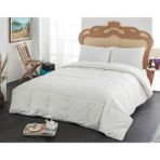 Komfort Home Çift Kişilik Kaz Tüyü Yorgan + Kaz Tüyü 2 Yastık - 195 x 215 cm - Beyaz