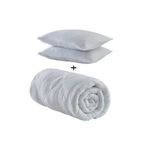 Komfort Home Çift Kişilik Microfiber Yazlık İnce Yorgan +2 Yastık