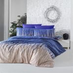 Komfort Home Çift Kişilik Ranforce Nevresim Takımı (Monte Blue) - 200 x 220 cm - Renkli