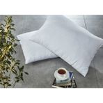 Komfort Home Çizgili Pamuk Saten Yastık 800Gr (2 Adet) - 50 x 70 cm