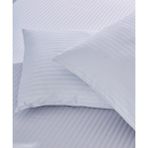 Komfort Home Çizgili Pamuk Saten Yastık Kılıfı / Açık Gri (2 Adet) - 50x70 cm