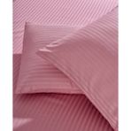 Komfort Home Çizgili Pamuk Saten Yastık Kılıfı / Pudra (2 Adet) - 50x70 cm