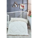 Komfort Home Kuzu Tüyü Welsoft/%100 Pamuklu Silikon Bebek Yorganı