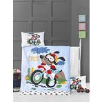 Komfort Home Moto Cross Pamuk Bebek Nevresim Takım