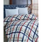 Komfort Home Tek Kişilik Baskılı Pamuklu Silikon Yorgan + Yastık / P5