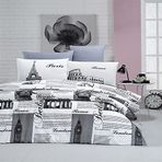 Komfort Home Tek Kişilik Ranforce City Nevresim Takımı