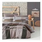 Komfort Home Tek Kişilik Ranforce Estela Brown Nevresim Takımı