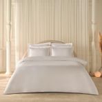 Komfort Home White Collection 120 Tel %100 Pamuk Percale Battal Boy Nevresim Takımı Beyaz