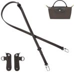 KOMHPS Çanta Askıları Değiştirme, Deri El Çantası Crossbody Omuz Askısı Seti, Mini Longcamp Kadın Çantası için Ayarlanabilir