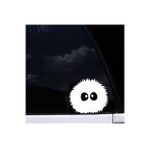 Komik Karikatür Tasarım Oto Sticker Beyaz 15*13,5 cm