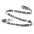 Komik Köpek Tasma Ben Yaşlıyım ve Huysuz Köpek Tasma Yürüyüş Eğitimi Köpek Tasmaları Köpek Sahibi Evcil Hayvan Aşığı Hediye (I'm Old and Grumpy-WH)