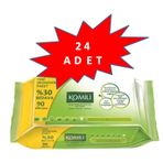 Komili 90 Yaprak 24'lü Set Islak Havlu