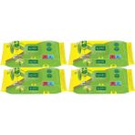 Komili Islak Havlu Mendil 90 Yaprak (4 Lü Set) Zeytin Yağlı Plastik Kapaklı (4PK*90) 360 Yaprak