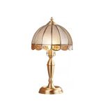Komodin Lambası Kristal Masa Lambaları, Tam Pirinç, Yatak Odası Masa Lambaları, Vintage Işıklar, Lüks Masa Lambaları, Hediye Ortamı, Ebeveyn Yatak Odası Lambaları Yatak Odası Lambası (Kısıcı)