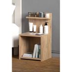 Komodin Raf Salon Ofis Dolabı Ceviz 32*35*63