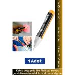 Kompakt Güvenlik Elektrik Kontrol Led Işıklı Hat Tespit Edici Temassız Kablo Priz Voltaj Test Cihazı