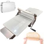 Kompakt Manuel Kruvasan Hamur Açma Makinesi Ticari Kullanım için El Krank Puf Böreği Rulo Katlanabilir Tezgah Hamuru Haddeleme Ekipmanları