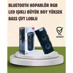 Kompakt Tasarım, Yüksek Ses Performansı – Çoklu Giriş Seçenekli Kablosuz Hoparlör (Bluetooth, Usb, Sd Kart, Aux) Mir23726227