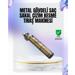 Kompakt Tasarımlı, Güçlü Motorlu Saç sakal Kesme Makinesi ve 4 Kılavuz Tarak