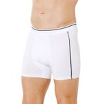 Kompedan K11314 Erkek Beyaz Biyeli Boxer