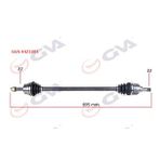 KOMPLE AKS SAĞ PALİO 1.2-1.4-1.6 16V AKS LALE Lİ 895MM GVA-4421003
