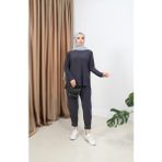 Komple Çimalı Şalvar Takım - Antrasit - 2