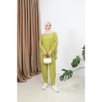 Komple Çimalı Şalvar Takım - Yağ Yeşili - 1