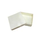 Komple Karton Kutu 10X10x3 CM - 25 Adet Krem