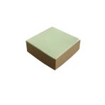 Komple Karton Kutu Düz Renk 6X6X2.5 CM (25 Adet) Krem