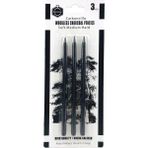 Kömür Kalemi, 3 Lü Set, Çizim Kalemi, Füzen, Eskiz Kalemi, Sanatsal - Standart