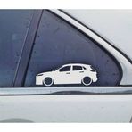 Kona EV Kelebek Cam Oto Sticker 2 Adet