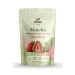 KONAK Matchalı Beyaz Çikolata Kaplı Çilek Draje (Şeker İlavesiz) 80 GR