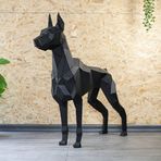 konakrone Doberman 3D Metal Heykel