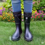 Konçlu Unisex Yağmur Çizmesi 36-40 Siyah