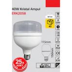 Kondel Aydınlatma 25 Adet Erkled 40W Kristal Ampul E27 Duy Beyaz Işık