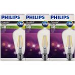 Kondel Aydınlatma Philips 7W LED Filament Ampul 806 Lümen 2700K E27 Günışığı – 3’lü Set - 7 W - Gün Işığı