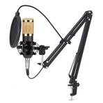 Kondenser mikrofon 3.5mm jak girişli kondenser mikrofon 6 parça set