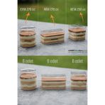 KONERPACK Plastik Tatlı Kaseleri - Evva270cc - 12 Adet / Neva250cc - 12 Adet / Nida270cc - 12 Adet