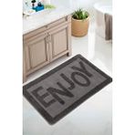 Konfor Halı Doğal Kaymaz Taban Banyo Paspas Uzun Ömürlü Yumuşak Dokulu Su Emici Yıkanabilir Enjoy 60x100 Çok Renkli