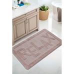 Konfor Halı Doğal Kaymaz Taban Banyo Paspas Uzun Ömürlü Yumuşak Dokulu Su Emici Yıkanabilir Relax 60x100 Çok Renkli