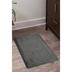 Konfor Halı Doğal Kaymaz Taban Banyo Paspas Uzun Ömürlü Yumuşak Dokulu Su Emici Yıkanabilir Yazılı Paspas Smile 60x100 Çok Renkli