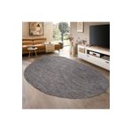 Konfor Halı Konfor Halı Tema 9035 Gri Sisal Hasır İç Dış Mekan Kilim Dekoratif Bahçe Balkon Salon Halısı