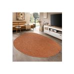 Konfor Halı Konfor Halı Tema 9038 Turuncu Sisal Hasır İç Dış Mekan Kilim Dekoratif Bahçe Balkon Salon Halısı