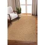Konfor Halı Konfor Jutem 0103 Büyük Ebat Jüt Hasır Bukle Örme Kilim Modern Oturma Odası Salon Halısı Iç ve Dış Mekan Halısı - Bej - 100 x 200 cm