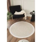 Konfor Halı Sisalux 3085 Bej Krem Sisal Dokuma Jüt Kilim Hav Toz Vermez Halı Salon Mutfak Oturma Odası Halısı