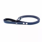 Konfor Klasik Deri Köpek Gezdirme Tasması Royalblue 1,5X160 Cm