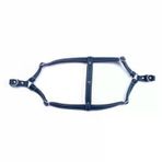 Konfor Ronin Deri Köpek Göğüs Tasması Royalblue 1,5X40 45 Cm