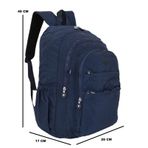 Konfores 1012 Klinkır Su Geçirmez Kumaş Sırt Çantası - NKT01012-lacivert-TEK EBAT